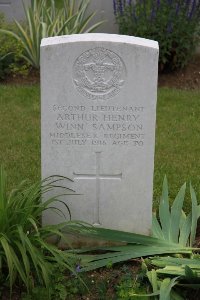 Gordon Dump Cemetery Ovillers-La Boisselle - Sampson, Arthur Henry Winn