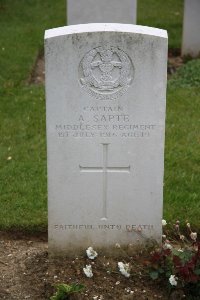 Gordon Dump Cemetery Ovillers-La Boisselle - Sapte, Anthony