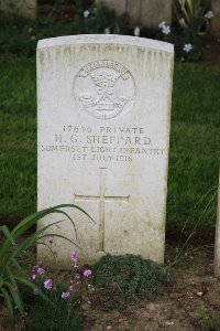 Gordon Dump Cemetery Ovillers-La Boisselle - Sheppard, H G