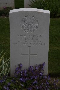 Gordon Dump Cemetery Ovillers-La Boisselle - Sladen, Harry