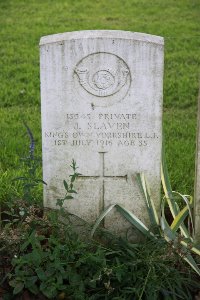 Gordon Dump Cemetery Ovillers-La Boisselle - Slaven, J