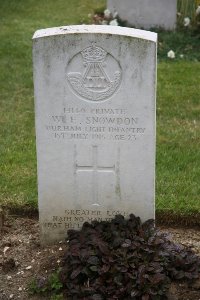 Gordon Dump Cemetery Ovillers-La Boisselle - Snowdon, William Edward