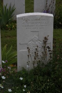 Gordon Dump Cemetery Ovillers-La Boisselle - Somerville, S