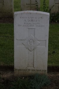 Gordon Dump Cemetery Ovillers-La Boisselle - Sorley, Andrew Liddle