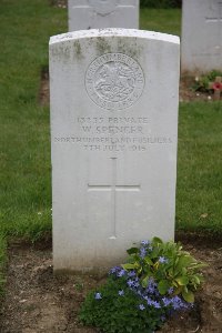 Gordon Dump Cemetery Ovillers-La Boisselle - Spencer, W