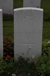 Gordon Dump Cemetery Ovillers-La Boisselle - Spencer, W