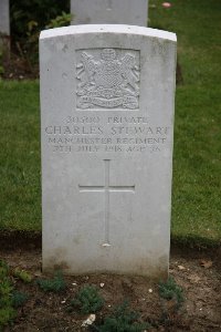 Gordon Dump Cemetery Ovillers-La Boisselle - Stewart, Charles