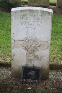 Gordon Dump Cemetery Ovillers-La Boisselle - Stewart, H