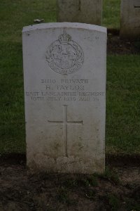 Gordon Dump Cemetery Ovillers-La Boisselle - Taylor, H