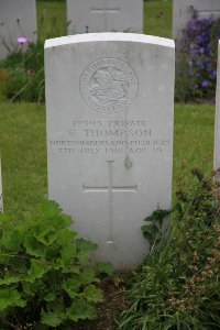 Gordon Dump Cemetery Ovillers-La Boisselle - Thompson, E