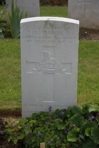 Gordon Dump Cemetery Ovillers-La Boisselle - Turner, Ernest