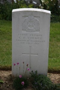 Gordon Dump Cemetery Ovillers-La Boisselle - Turney, C F