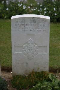 Gordon Dump Cemetery Ovillers-La Boisselle - Walshaw, N