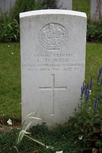 Gordon Dump Cemetery Ovillers-La Boisselle - Webb, C D