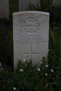 Gordon Dump Cemetery Ovillers-La Boisselle - Westbury, G A