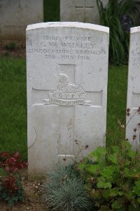 Gordon Dump Cemetery Ovillers-La Boisselle - Whaley, G W