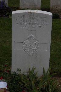 Gordon Dump Cemetery Ovillers-La Boisselle - Whiteley, J