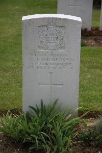 Gordon Dump Cemetery Ovillers-La Boisselle - Wilderspin, W J