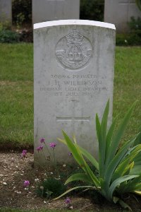 Gordon Dump Cemetery Ovillers-La Boisselle - Wilkinson, J H