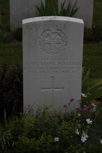 Gordon Dump Cemetery Ovillers-La Boisselle - Williams, James Henry