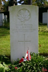 Mons (Bergen) Communal Cemetery - Burrell, W J