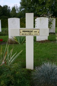 Mons (Bergen) Communal Cemetery - Permingeat, Louis