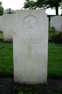 Mons (Bergen) Communal Cemetery - Prokofier, A V
