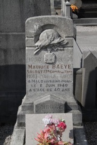 Calais Southern Cemetery - Baeye, Maurice