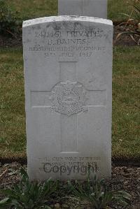 Calais Southern Cemetery - Baines, Bertie