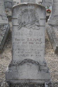 Calais Southern Cemetery - Bamme, Hector