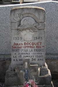 Calais Southern Cemetery - Bocquet, Jules