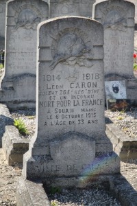 Calais Southern Cemetery - Caron, Leon