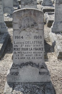 Calais Southern Cemetery - Delattre, Lucien