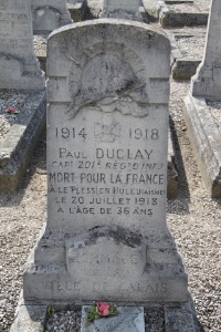 Calais Southern Cemetery - Duclay, Paul