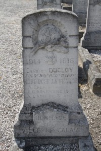 Calais Southern Cemetery - Ducloy, Charles