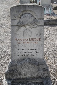 Calais Southern Cemetery - Dufour, Marceau