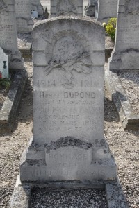 Calais Southern Cemetery - Dupond, Henri