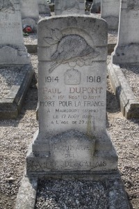 Calais Southern Cemetery - Dupont, Paul