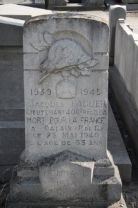 Calais Southern Cemetery - Faguer, Jacques