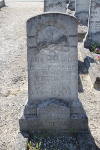 Calais Southern Cemetery - Fontaine, Gaston