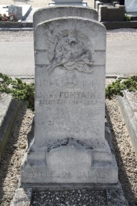 Calais Southern Cemetery - Fontaine, Jules