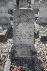 Calais Southern Cemetery - Forestier, Henri