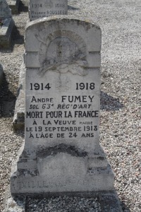 Calais Southern Cemetery - Fumey, Andre