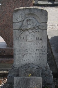 Calais Southern Cemetery - Gay, Albert