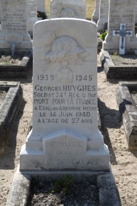 Calais Southern Cemetery - Huyghes, Georges