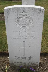 Calais Southern Cemetery - Jebb, Leslie