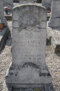 Calais Southern Cemetery - Laflute, Maurice