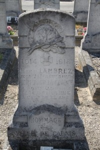 Calais Southern Cemetery - Lambrez, Henri