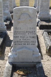 Calais Southern Cemetery - Langlet, Auguste