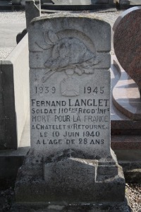 Calais Southern Cemetery - Langlet, Fernand